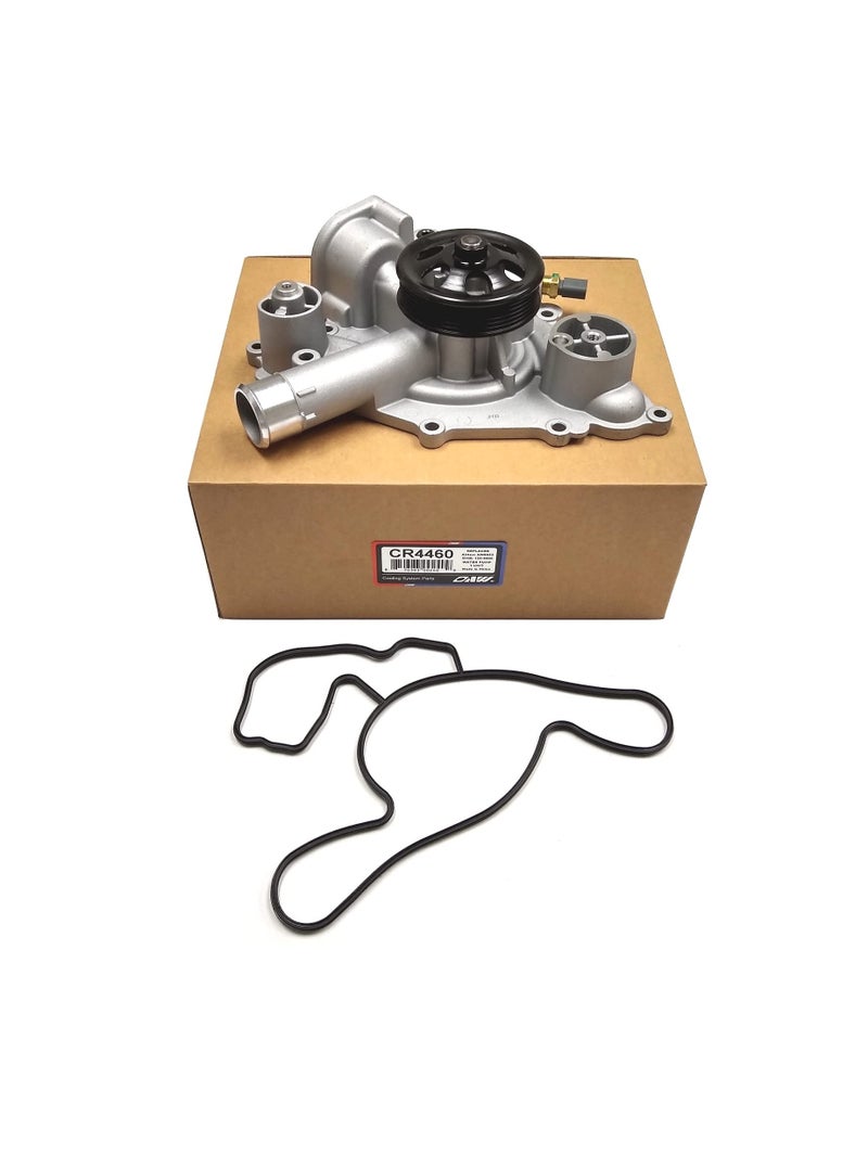OAW CR4460 Water Pump W/Temp Sensor for 5.7L-V8 Hemi & 6.4L-V8 Hemi on 2011-2023 Chrysler 300, Dodge Challenger, Charger, Durango, Jeep Grand Cherokee - Image 1